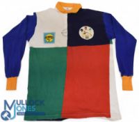 Rare World XV Rugby Jersey, Match worn in SA Rugby Centenary Matches, 1989: Terrific, striking