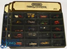 Lledo / Days Gone Displays. Featuring 3 display cases each having storage for 20 cars complete