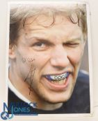 Lewis Moody Rugby Artworks Etc (3): Pair of large colour photographs, c.20” x 16”, mounted o