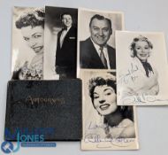 Good Period Small Autograph Book Full of signatures - Ronnie Hilton, Franke Cook, Bernard, Ruby