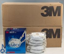 3M 8835 Particulate Respirators 2 boxes of #100 unused masks in sealed packets - all have expired