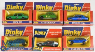 Dinky Toys Diecast Cars 1:43 Scale To include 189 Lamborghini Marzal, 500 Citroen 2CV, 501 Fiat