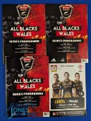 2016 Wales in New Zealand Rugby Programmes (4): The three issues for the test matches, plus the