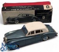 Bandai Bady Tinplate Friction Scale Model Rolls Royce Silver Cloud Model, in original box, in good