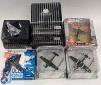 Military Planes 1:72 scale aeroplane group, to include Matchbox and Corgi Spitfire, P51D Mustang,