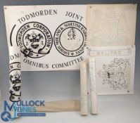 5x Vintage Halifax, 2x Todmorden London Scottish and 2x Bradford Bus Transportation Transfers