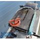 A Vintage Myblo Table Saw - the saw is mounted on a wooden stand with motor. Collection Only - Image 3 of 3