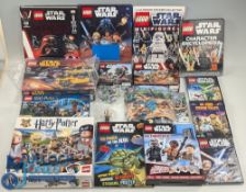 Boxed Lego Star Wars Harry Potter and Jurassic World Sets, some sets are sealed - to include Lego