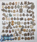 Large Quantity of Military Cap Badges Most appear to be original covering various Regiments (
