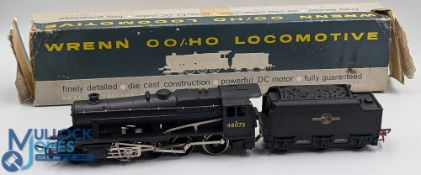 Wrenn BR black Die Cast 48073 2-8-0 locomotive and tender No. W2224, in original box, the box has