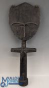 Ashanti Akuaba Fertility Doll, Ghana, wooden carved trial art with some age - showing some wear to