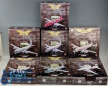 7x Boxed 1/144 Scale Corgi Aviation Archives Diecast Models to include Lockheed Constellation TWA,