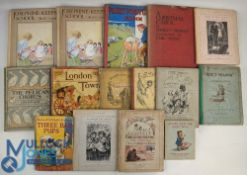 Period Children's Books, with examples of the Pelican Chorus Edward Lear, Mrs Overtheways