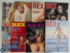 Vintage Adult Glamour Magazines Erotica c1970, Rex Magazines, to include No.1 (8)