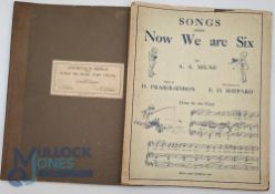 Winnie The Pooh: Songs from Now We are Six by A A Milne, with illustrations by E H Shepherd,
