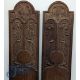 Pair of Art Nouveau Carved Panels, in hard wood well carved - size #22cm x 138cm - Image 2 of 2