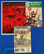 1997 Wales in North America Test Rugby Programmes (3): The 1st & 2nd tests v the USA plus the