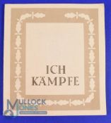 WWII Germany - Adolf Hitler - 'Ich Kampfe' [I Fight] Munich 1943, softback publication compiled by