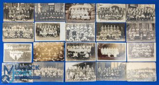 Rugby Team Postcards/Photos (c.40): Team shots, early Cheshire, Swansea, Newport, rare Kobe (