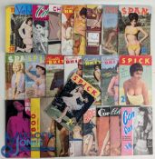 Vintage Adult Glamour Magazines Erotica c1960, with titles of Velvet, Gay, Chic, Ame, Angela,