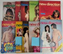 Vintage Adult Glamour Magazines Erotica c1970, New Direction magazine 1971-1973 (10)