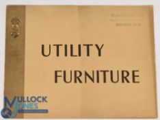 World War II - Utility Furniture c1943 Catalogue - A 16 page publication by the Board of Trade