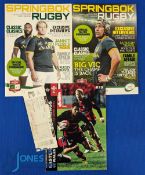 2014 Wales in S Africa Rugby Programmes etc (3): Both test issues (1st inc ticket) plus the