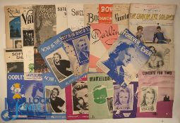 Period Sheet Music - a good mixture of antique to 1960 sheet music with noted artists of Vera