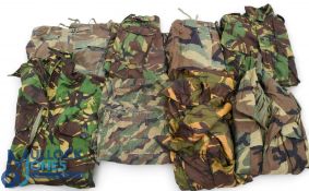 Military Clothing, selection of British Army Combat Camouflage jackets and trousers various sizes