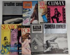 Vintage Adult Glamour Magazines Erotica 1960-1970, with magazines of Search, Climax, Best of