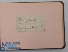 Laurel Stan (1890-1965) and Hardy Oliver (1892-1957) English and American Film Comedians, ink