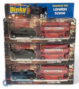 Dinky Toys 300 London Scene Souvenir Set consisting of - London Taxi and London Bus 1978 (new old