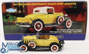 Franklin Mint 1:24 Scale Cars, 1932 Chevrolet Confederate Sports Roadster - with documents boxed (