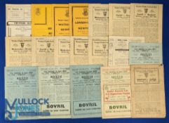 1947-71 Welsh Club & County Rugby Programme Pot-Pourri (c.20): Mon v Glam & return 1947; five