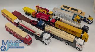 Corgi Commercial Lorries Trucks Tankers Die Cast Vehicles, a loose collection of play worn new and