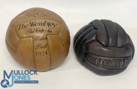 Replica Footballs 1924 Wembley Cup Tie Match Together with standard leather ball (2)