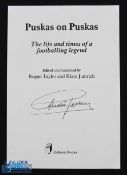 Ferenc Puskás (1927-2006) Autographed Page signed in ink to remove from title page of 'Puskas on