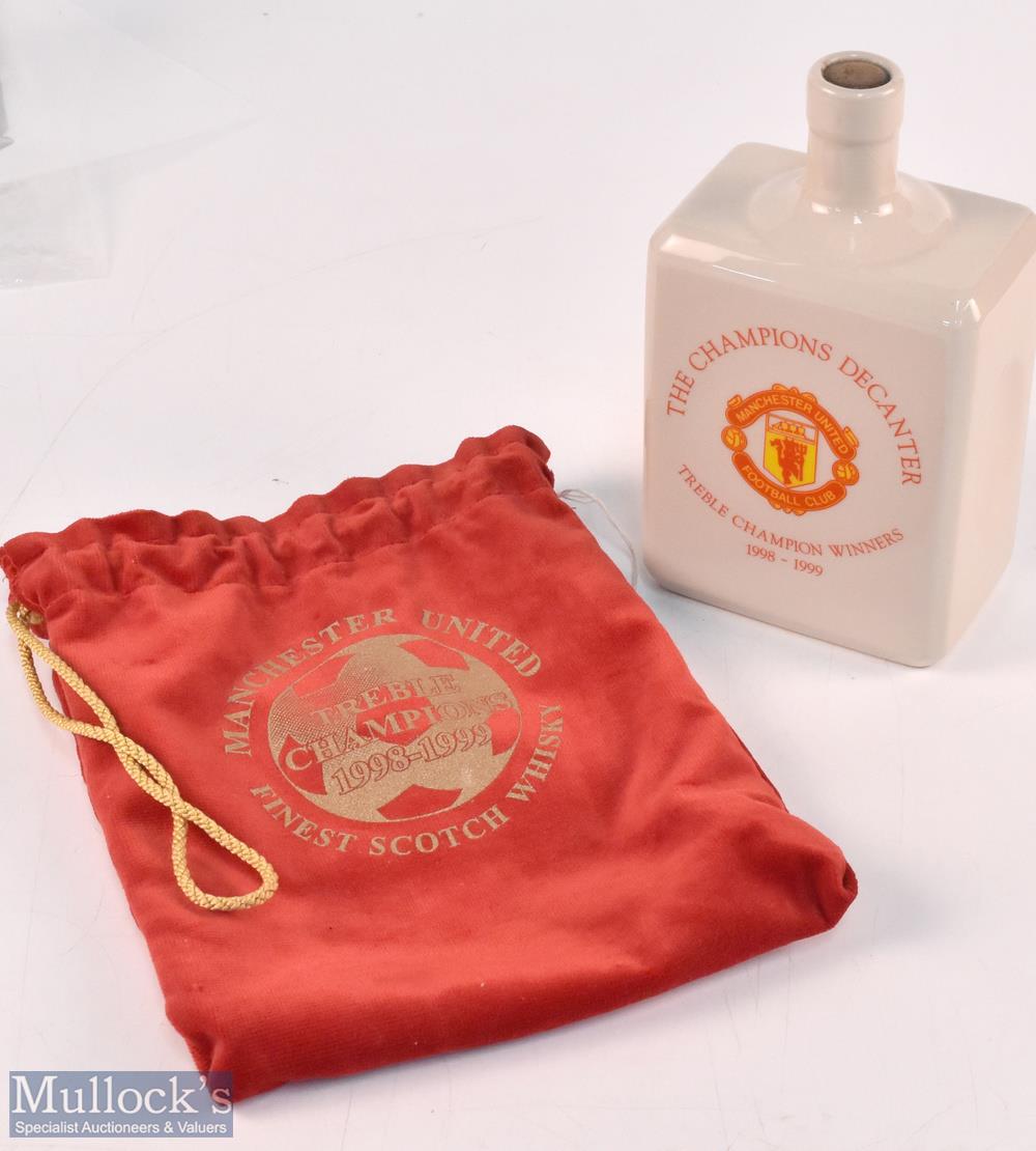 1998/99 Manchester United "The Champions Decanter - treble champion winners" De-Luxe blended