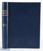 1976/77 Bound Volume (dark blue, gold lettering) of Oldham Athletic match programmes Div. 2 plus