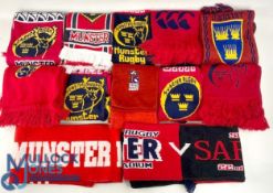 Selection of Rugby Match Scarves (12): All Munster Rugby Munster Rugby is one of the professional