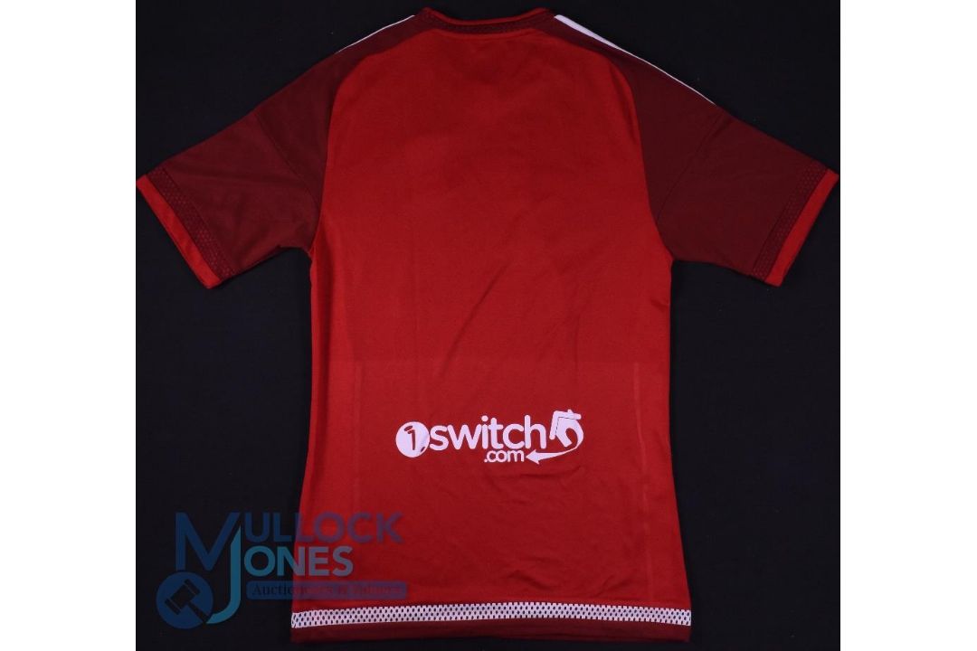 Birmingham Ladies FC Away football shirt 2016, Size S, Adidas, red (G) - Image 2 of 2