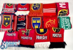 Selection of Rugby Match Scarves (14): All Munster Rugby Munster Rugby is one of the professional