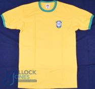 Brazil FC T-Shirt Fruit of the Loom Size M Yellow (G)