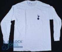 Tottenham Hotspur FC T-Shirt by Gildan, size L, long sleeves, white (G)