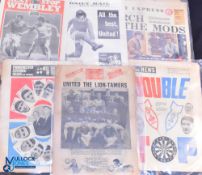 1960-1970 Manchester United Newspaper Special editions, articles a good collection from Manchester