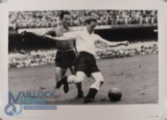 Two Tom Finney Tottenham Hotspur FC personally signed limited edition prints, 23.5 x 16.5