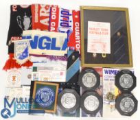 Mixed Lot of Football related items To include Atletico De Madrid vs Leicester City FC 12/4/2017