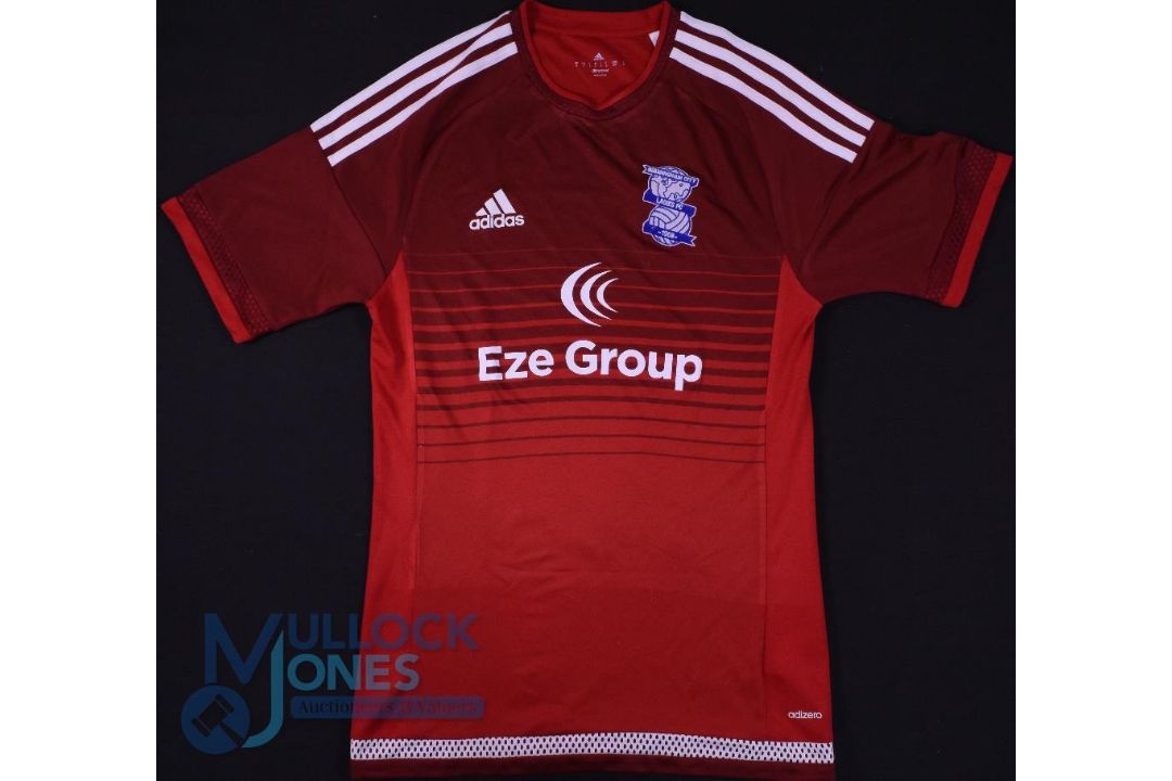 Birmingham Ladies FC Away football shirt 2016, Size S, Adidas, red (G) - Image 1 of 2