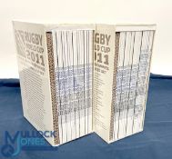 2011 Rugby World Cup limited edition unopened boxed sets, contains all 48 programmes