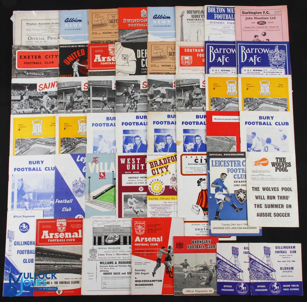 1960-70 English League Football programmes, a mixed lot of league and a few cup matches with noted - Image 2 of 2